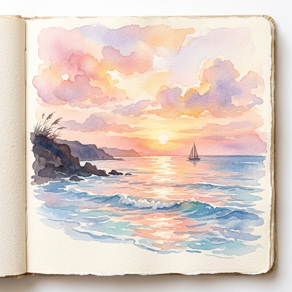 Atardecer en calma